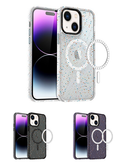 Protege tu iPhone 15 con estilo en Xela Quetzaltenango con este case diseño Splash-Ink con carga inalámbrica.