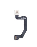 Módulo de cámara frontal con desacople para iPhone XS, ideal para reparación, mostrando los componentes internos.