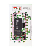 Organizador DottorPod iScrews para tornillos de dispositivos Apple, con compartimentos etiquetados y magnetizados.