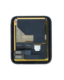 Pantalla OLED original para Apple iWatch Series 1 (42mm), conector flex visible, ideal para reparación.