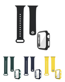 Protege tu iWatch 45mm con una banda de silicona suave y bumper case con vidrio templado en Xela Quetzaltenango.