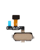 Sensor de huella dactilar dorado con cable flex para Samsung Galaxy J7 Pro (J730) y J5 (J530). Pieza de reparación Samsung.
