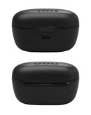 Auriculares JBL Endurance Race 2 True Wireless negros, impermeables, ideales para deportes y entrenamiento.