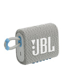 Altavoz Bluetooth portátil JBL Go 3 en color blanco eco, ideal para disfrutar de tu música en Quetzaltenango.