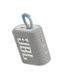 Altavoz Bluetooth portátil JBL Go 3 en color blanco eco, ideal para disfrutar de tu música en Quetzaltenango.