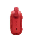 Altavoz Bluetooth portátil JBL Go 4 en color rojo disponible en Xela.