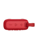 Altavoz Bluetooth portátil JBL Go 4 en color rojo disponible en Xela.