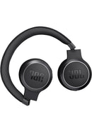 Auriculares inalámbricos JBL Live 670NC negros, over-ear con cancelación adaptativa de ruido.