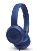 Audífonos JBL Tune 500 con cable en color azul, ideales para los amantes del audio en Quetzaltenango.