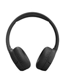 Audífonos inalámbricos JBL Tune 670NC negros, sobre la oreja, con cancelación de ruido activa.