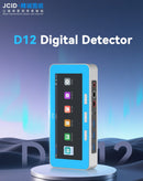 Instrumento de prueba digital JCID D12 con pantalla táctil, ideal para diagnóstico electrónico y reparación.