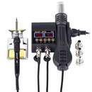 Estaci√≥n de soldadura y aire caliente JCD 8898 con adaptador para pared