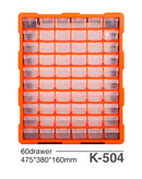 Caja de almacenamiento Kailiwei K-504 con 60 cajones ideal para organizar en tu hogar u oficina en Quetzaltenango.