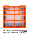 Caja de almacenamiento Kailiwei K-521 con 12 cajones ideal para organizar tus artículos en Quetzaltenango.
