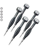 Juego de destornilladores Kaigexin K-808 Rugby para teléfono, puntas +1.3, 0.8, Y0.6, +2.5, 4IP, mango ergonómico.