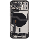 tapa trasera con puerto de carga con cable flex iPhone 12 Pro (US Version) (Graphite)