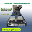 Almohadillas LANRUI Screen IC Transplant de aislamiento térmico SlowBack, paquete de 5 unidades, accesorio electrónico rectangular gris.
