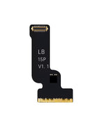 Cable de reparación LUBAN L3 para cámara gran angular de iPhone 15 Pro, BajoPPLCD, ideal para técnicos.