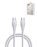 Puerto de carga LDNIO LC612C PD USB C-C de carga rápida (BLANCO) (6 pies) (65W) en Xela Quetzaltenango.