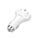 Cargador de auto LDNIO C60P PD QC3.0 dual USB A+C con cable USB A-M de 3ft en Quetzaltenango.
