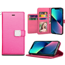 Funda de cartera de cuero elegante HOT PINK para iPhone 11 Pro Max en Quetzaltenango.