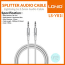 Cable de audio AUX a AUX LSY81A (3ft) (WHITE)