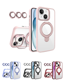 Protege tu iPhone 15 con una funda magnética transparente con dos kickstand y lente de cámara en Xela Quetzaltenango.
