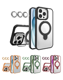 Protege tu iPhone 16 Pro Max con esta funda transparente magnética con soportes y lente de cámara en Quetzaltenango.