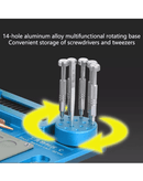 Base deslizante multifuncional de aleación de aluminio para microscopio estereoscópico trinocular en Quetzaltenango.