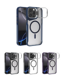 Protege tu iPhone 16 Pro con este estuche transparente mate con soporte y carga inalámbrica en Quetzaltenango.