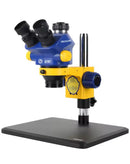 Encuentra el microscopio estereoscópico trinocular industrial Mechanic D75T-B11 7-50X en Xela Quetzaltenango.