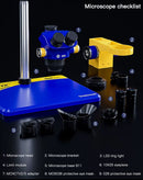 Encuentra el microscopio estereoscópico trinocular industrial Mechanic D75T-B11 7-50X en Xela Quetzaltenango.