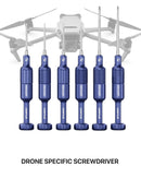 Juego de destornilladores de precisión MECHANIC serie FLY 6 en 1 para drones y electrónica, puntas 2.0, H2.5, H2.0, T6, T5, T4.