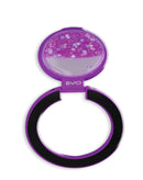 Soporte de agarre magnetico con glitter EVO CrystalRing (PURPLE)