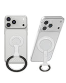 Soporte magnetico para telefono EVO FlexRing con soporte de patada y carga inalambrica (WHITE)
