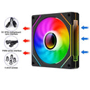 Ventilador de enfriamiento silencioso 4Pro (ARGB) (120*120*25MM) (Negro)