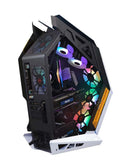Encuentra la mejor torre carcaza para PC personalizada en Quetzaltenango con estilo Warship y 7 ventiladores RGB en Xela.