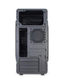 Caja torre personalizada con ventilador de enfriamiento grande (Negro) (300*165*380MM)