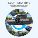 Dash Cam dual de angulo amplio full HD con Bateria 150 mAh (1280x720P / 30FPS) (Frontal / Interior / Trasera)