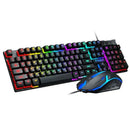 Encuentra el teclado gaming y mouse con llaves multimedia 2in1 RGB Full Size cableado (TF200) en Xela Quetzaltenango.