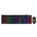 Encuentra el teclado gaming y mouse con llaves multimedia 2in1 RGB Full Size cableado (TF200) en Xela Quetzaltenango.