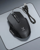 Mouse gaming con cable RGB 7 botones 7 colores