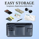 Organizador de visor solar para tu auto en Quetzaltenango, ideal para mantener tus etiquetas y otros documentos organizados.