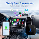 Adaptador Carplay de doble canal cableado a inalambrico para IOS y Android