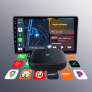 Adaptador Carplay de doble canal cableado a inalambrico para IOS y Android