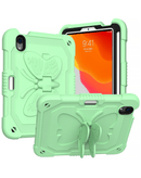 Funda protectora con soporte para iPad Mini 6/7 con diseño Butterfly en color verde fresco en Xela Quetzaltenango.