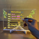 Tablero de mensaje iluminado con soporte LED en Quetzaltenango, ideal para escribir mensajes creativos.
