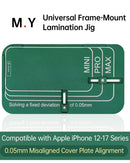 Solución de desviación fija M.Y de 0.05mm para calibración de pantallas iPhone 12 a 17 Series.