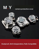 Cubierta protectora de cámara M.Y. translúcida, ideal para reparación y protección de lentes de cámara.