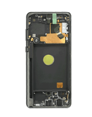 Pantalla OLED premium Aura Black con marco para Samsung Galaxy Note 10 Lite N770, ideal para reparación.